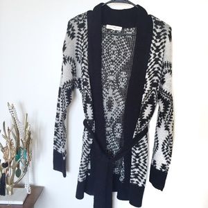 Rewind Aztec Print Cardigan
